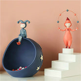 Fanciful Ballet Set for Enchanting Fairy Gardens: Elf Sculpture, Ballet Girl, and Ballet Fairies